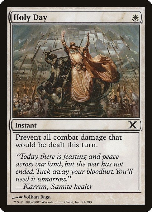 Holy Day (21) [10E] - MTG Single