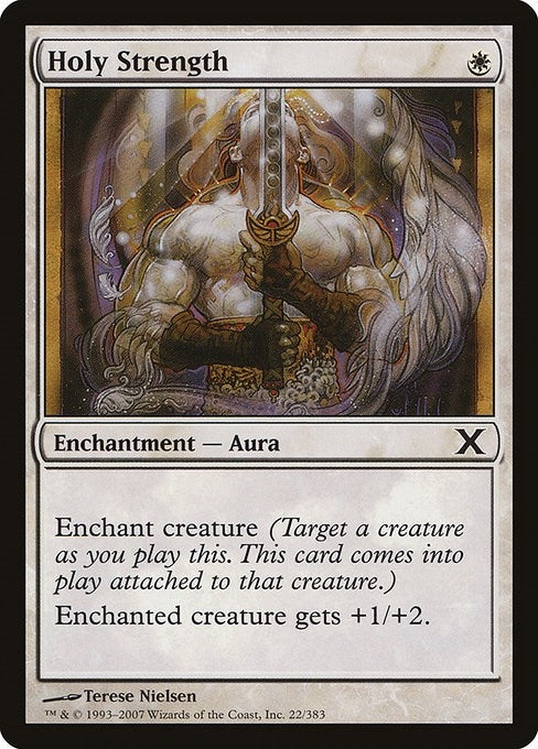Holy Strength (22) [10E] - MTG Single