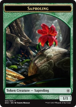 Saproling // Treasure (010) Double-sided Token (0) [E02] - MTG Single