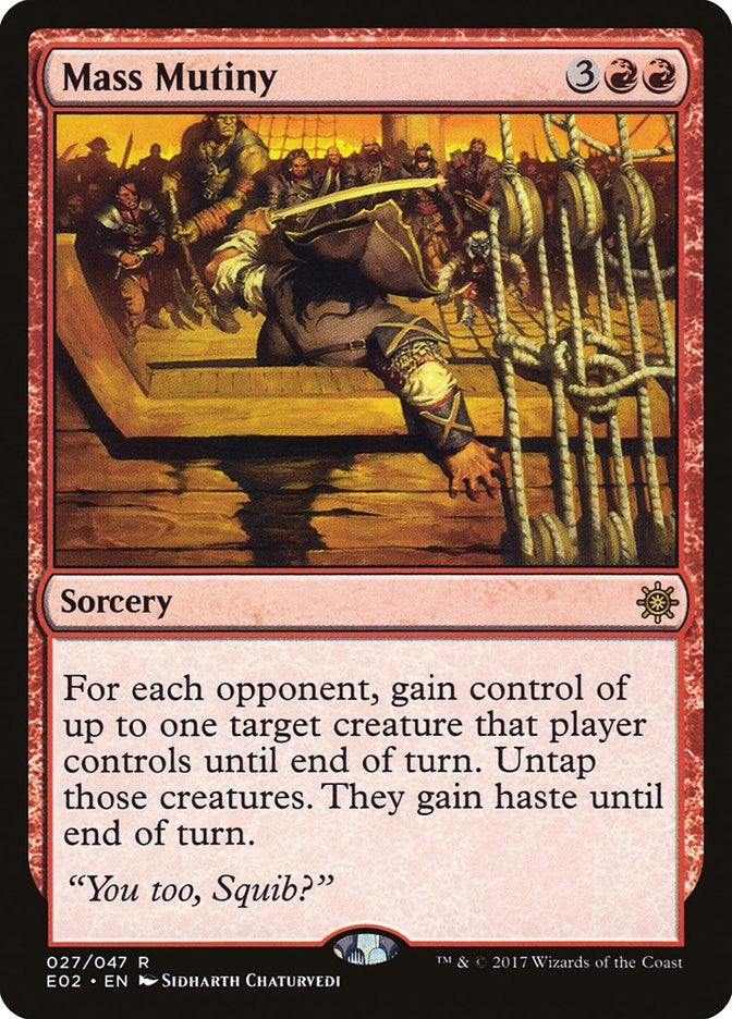 Mass Mutiny (27) [E02] - MTG Single
