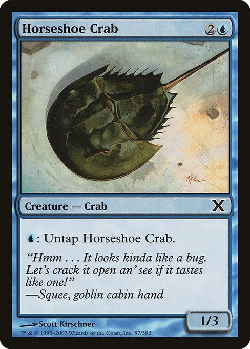 Horseshoe Crab (87) [10E] - MTG Single