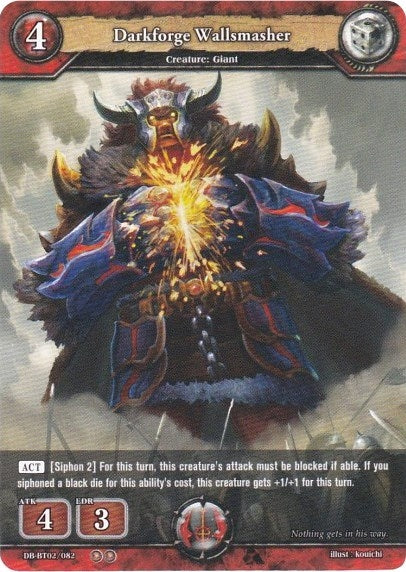 Darkforge Wallsmasher (2082) [BP02] - Dragoborne Single