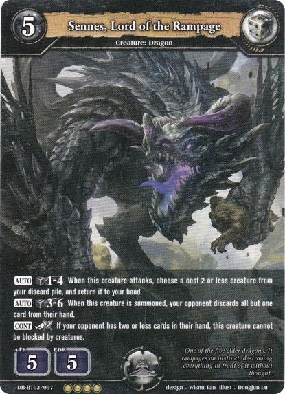 Sennes Lord of the Rampage (2097) [BP02] - Dragoborne Single