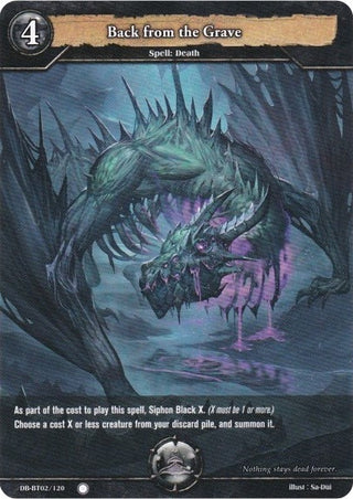 Back from the Grave (2120) [BP02] - Dragoborne Single
