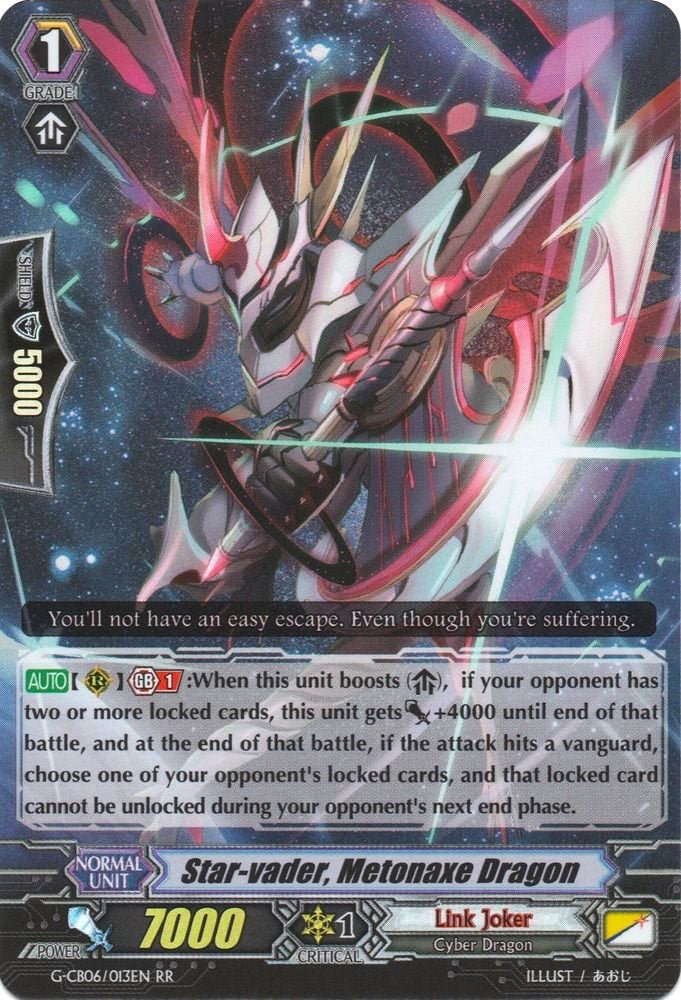 Star-vader Metonaxe Dragon (6013) [G-CB06] - Cardfight Vanguard Single