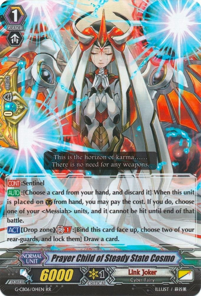 Prayer Child of Steady State Cosmo (6014) [G-CB06] - Cardfight Vanguard Single