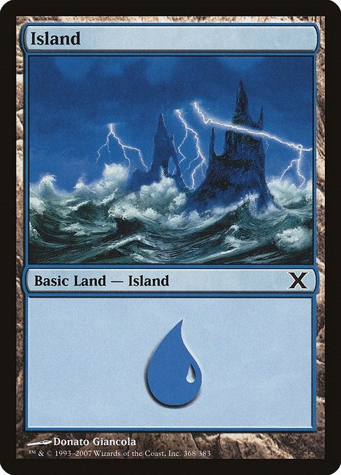 Island (368) (368) [10E] - MTG Single
