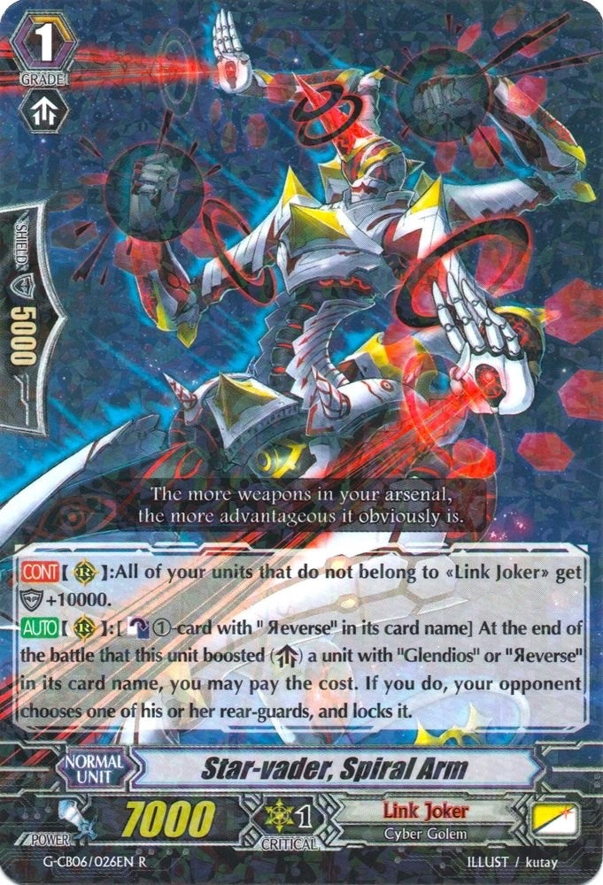 Star-vader Spiral Arm (6026) [G-CB06] - Cardfight Vanguard Single