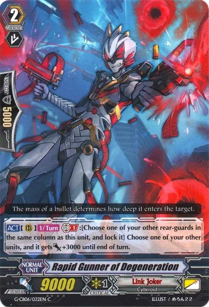 Rapid Gunner of Degeneration (6032) [G-CB06] - Cardfight Vanguard Single