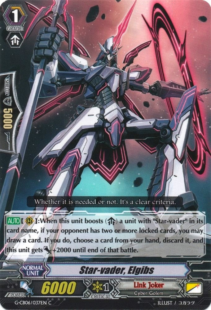 Star-vader Elgibs (6037) [G-CB06] - Cardfight Vanguard Single