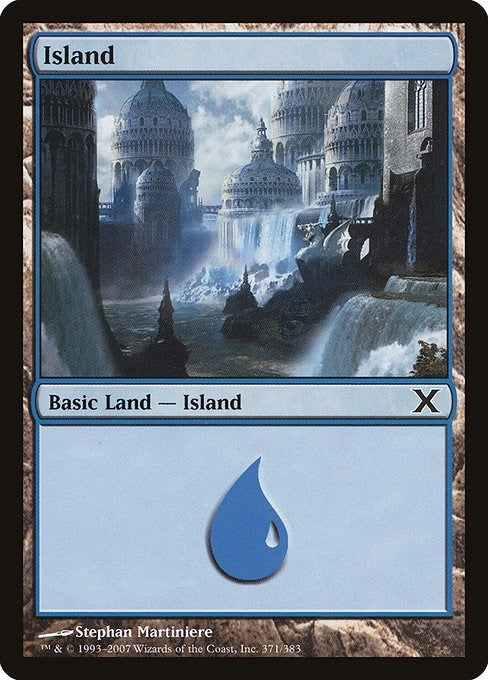 Island (371) (371) [10E] - MTG Single