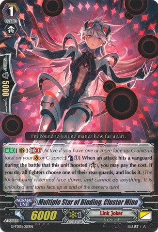 Multiple Star of Binding Cluster Mine (15013) [G-TD15] - Cardfight Vanguard Single