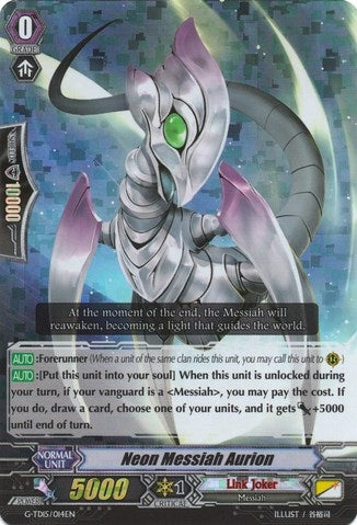 Neon Messiah Aurion (15014) [G-TD15] - Cardfight Vanguard Single
