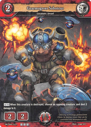 Gearmagnus Sabateur (4010) [TD04] - Dragoborne Single