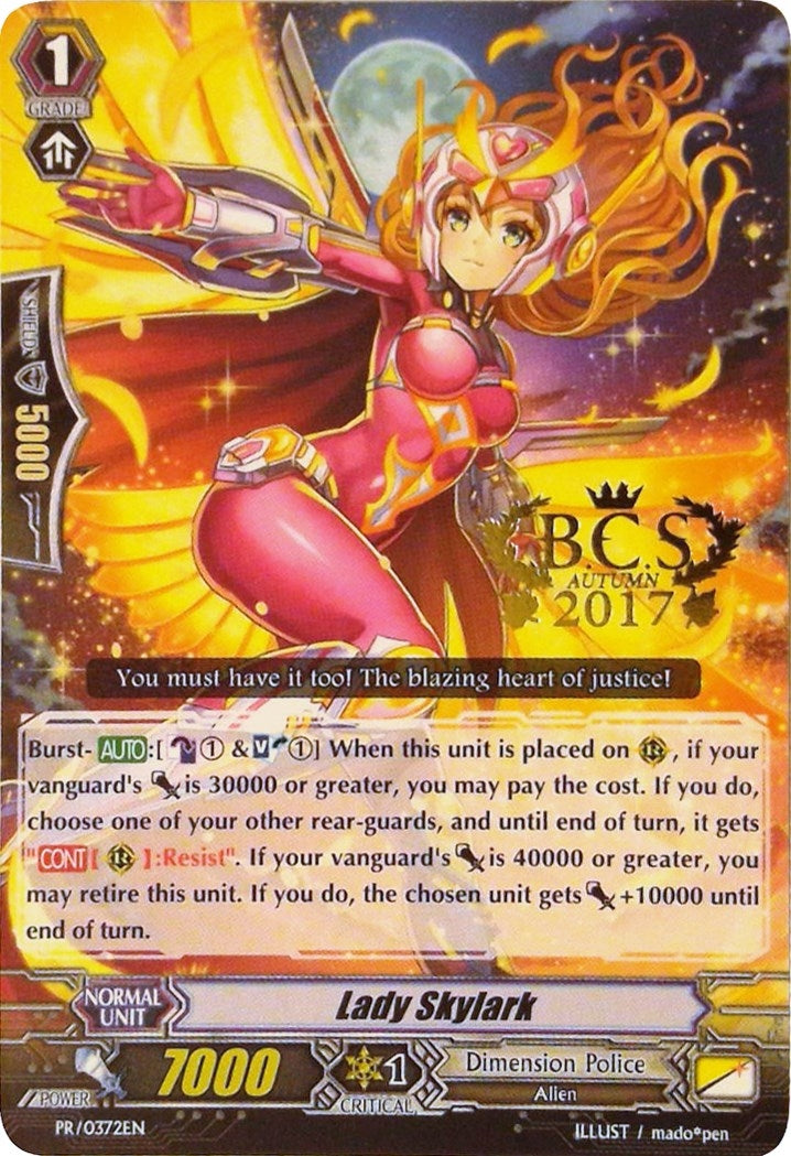 Lady Skylark (372) [PR] - Cardfight Vanguard Single