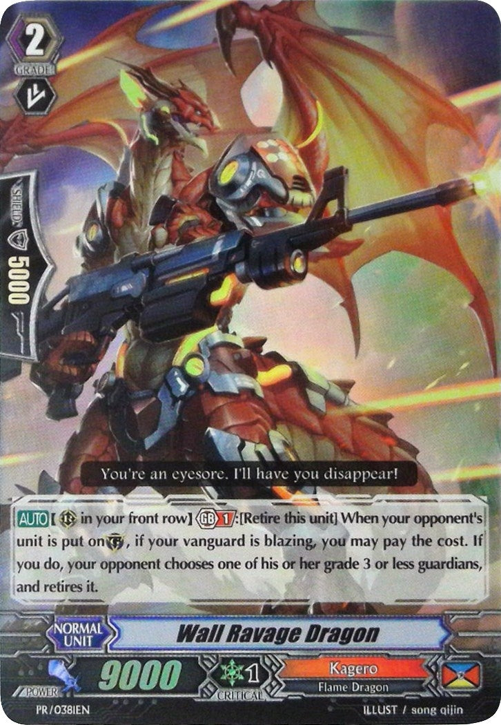 Wall Ravage Dragon (381) [PR] - Cardfight Vanguard Single