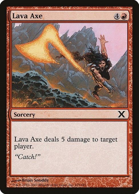 Lava Axe (215) [10E] - MTG Single