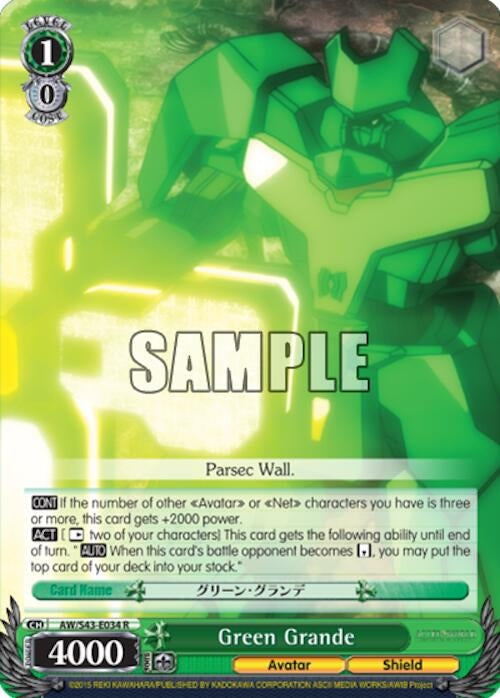 Green Grande (43034) [AW/S43] - Weiss Schwarz Single