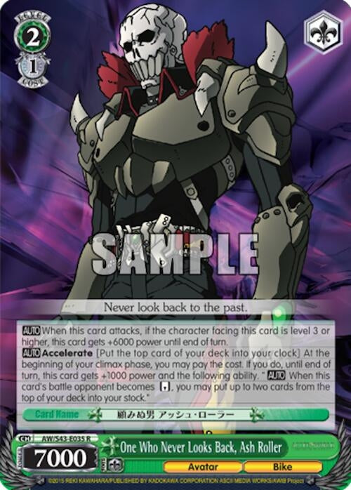 One Who Never Looks Back Ash Roller (43035) [AW/S43] - Weiss Schwarz Single