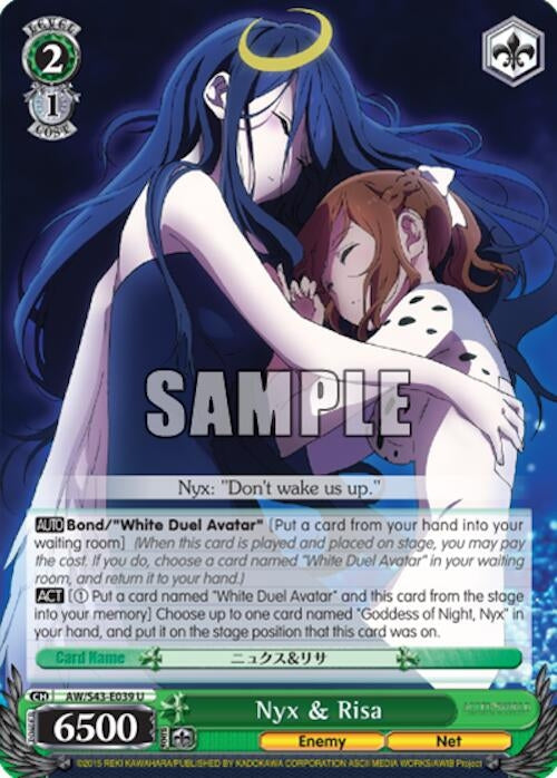 Nyx & Risa (43039) [AW/S43] - Weiss Schwarz Single