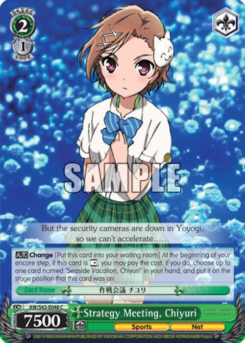 Strategy Meeting Chiyuri (43048) [AW/S43] - Weiss Schwarz Single