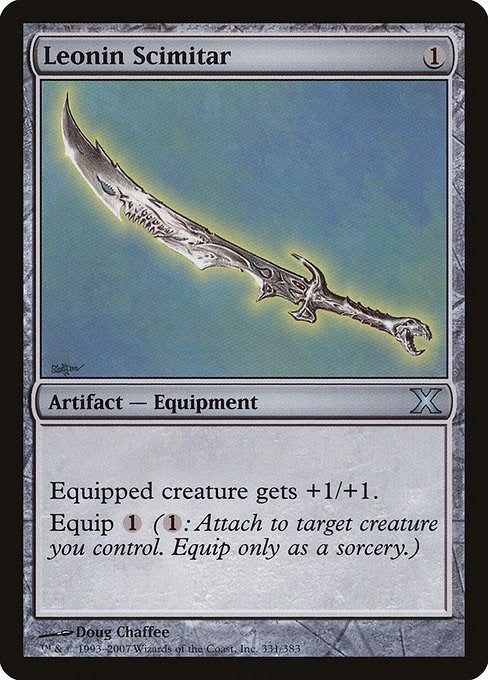 Leonin Scimitar (331) [10E] - MTG Single