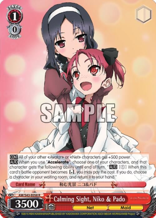Calming Sight Niko & Pado (43058) [AW/S43] - Weiss Schwarz Single
