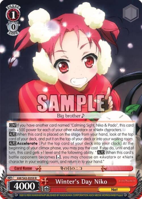 Winter’s Day Niko (43059) [AW/S43] - Weiss Schwarz Single
