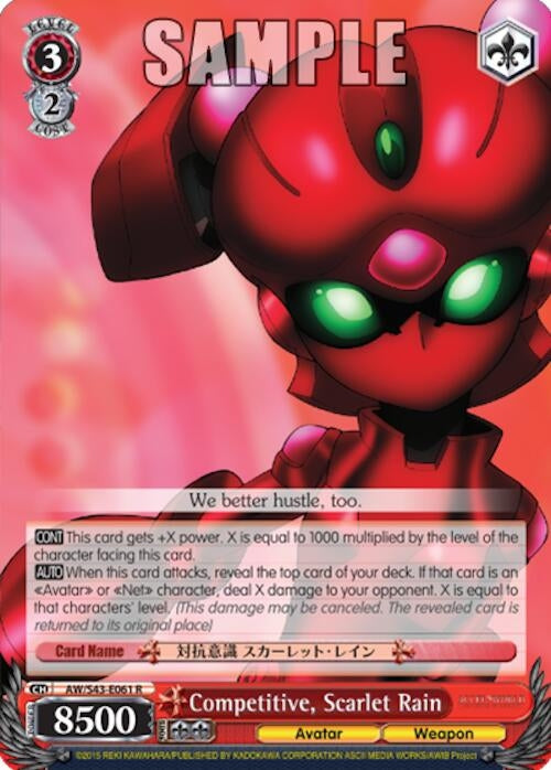 Competitive Scarlet Rain (43061) [AW/S43] - Weiss Schwarz Single