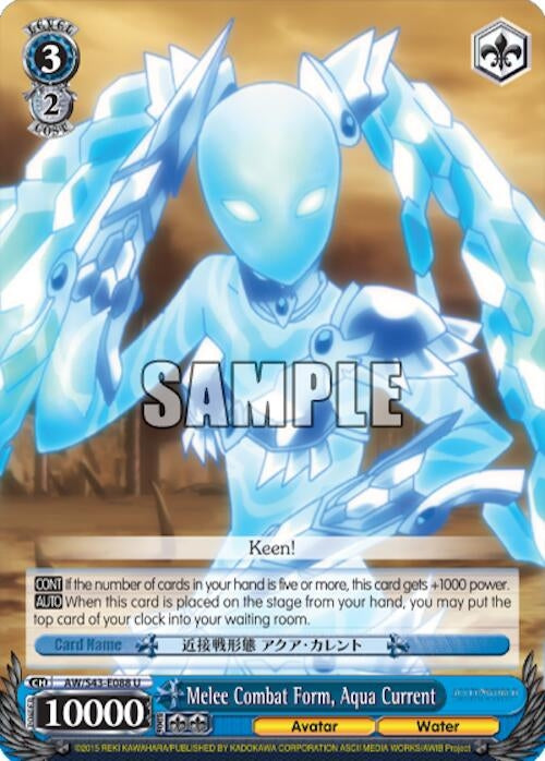 Melee Combat Form Aqua Current (43088) [AW/S43] - Weiss Schwarz Single