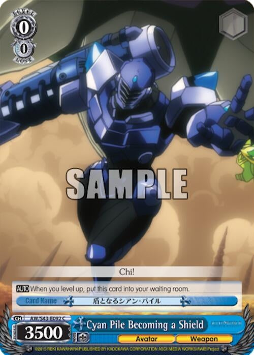 Cyan Pile Becoming a Shield (43092) [AW/S43] - Weiss Schwarz Single
