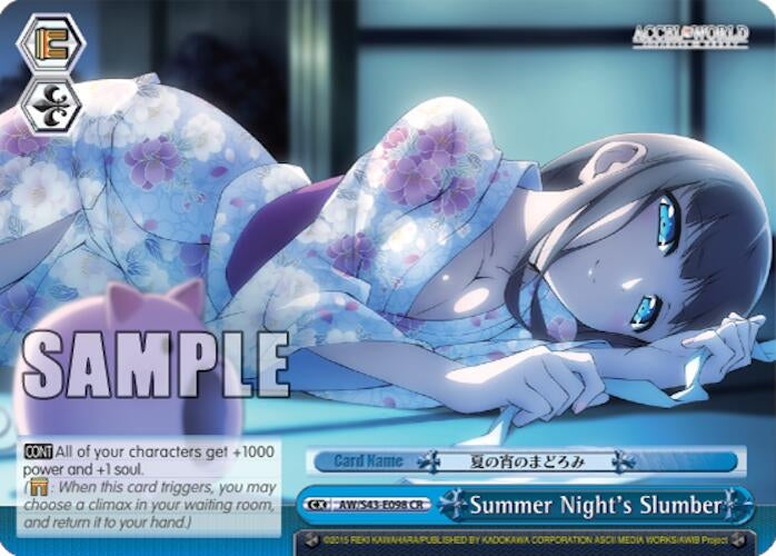 Summer Night’s Slumber (43098) [AW/S43] - Weiss Schwarz Single