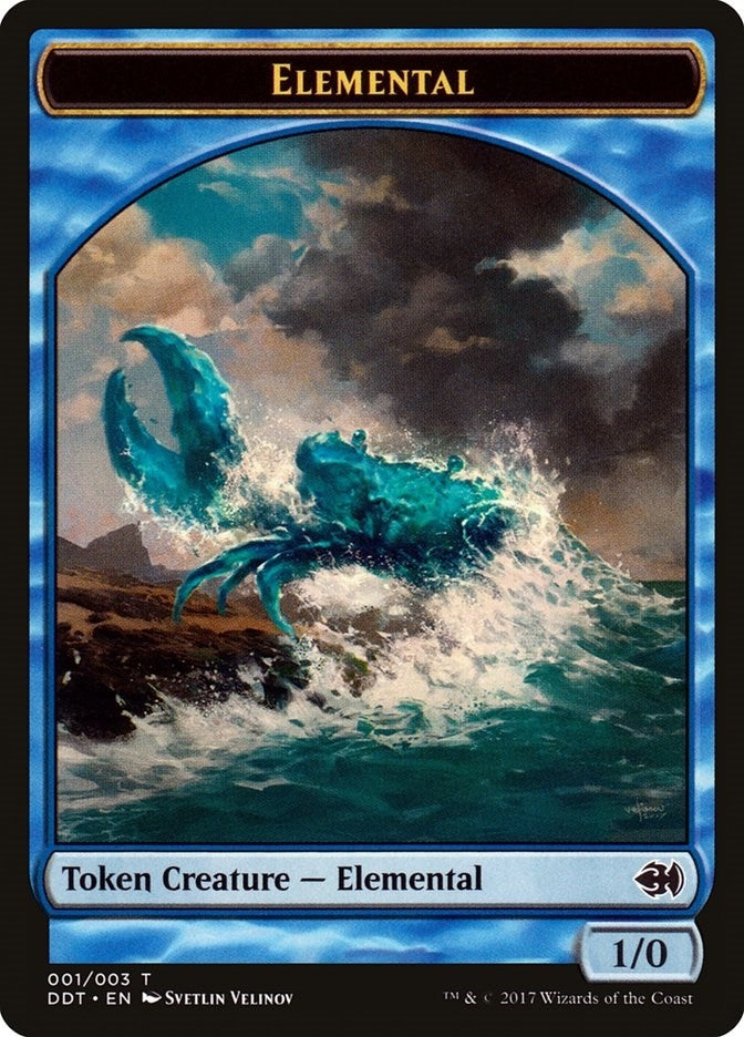 Elemental Token (0) [DDT] - MTG Single