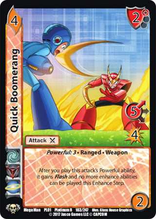 Quick Boomerang (103) [CPS] - UniVersus Single