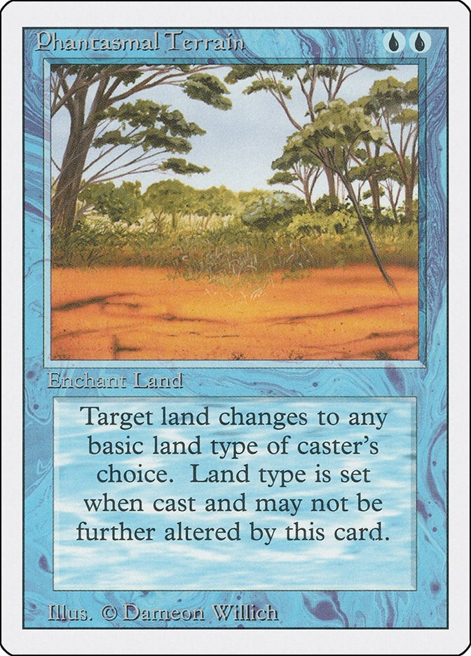 Phantasmal Terrain [3ED] - MTG Single