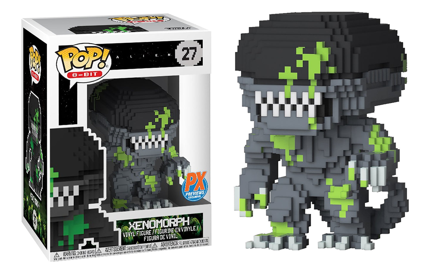 Alien: Alien (8-Bit) (Blood Spattered) (Previews Exclusive) (27) [POP!] - Funko Sealed