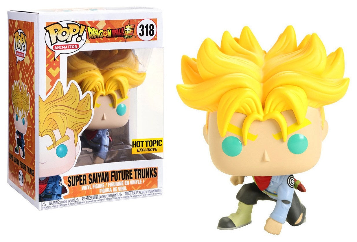 Dragon Ball Super: Super Saiyan Future Trunks (Hot Topic Exclusive) [POP!] - Funko Sealed
