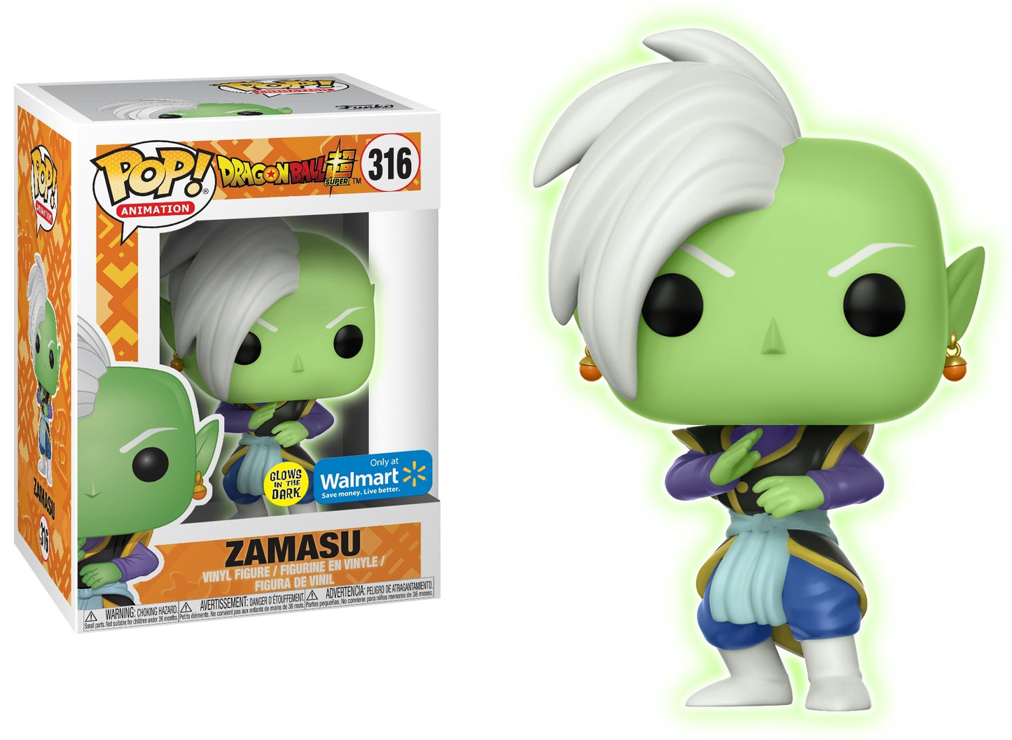 Dragon Ball Super: Zamasu (Glow in the Dark) (Walmart Exclusive) [POP!] - Funko Sealed