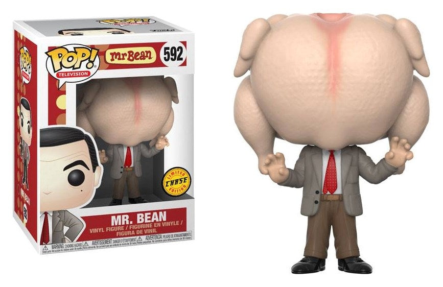 Mr Bean (with Christmas Turkey) (Limited Edition Chase) [POP!] - Funko Sealed