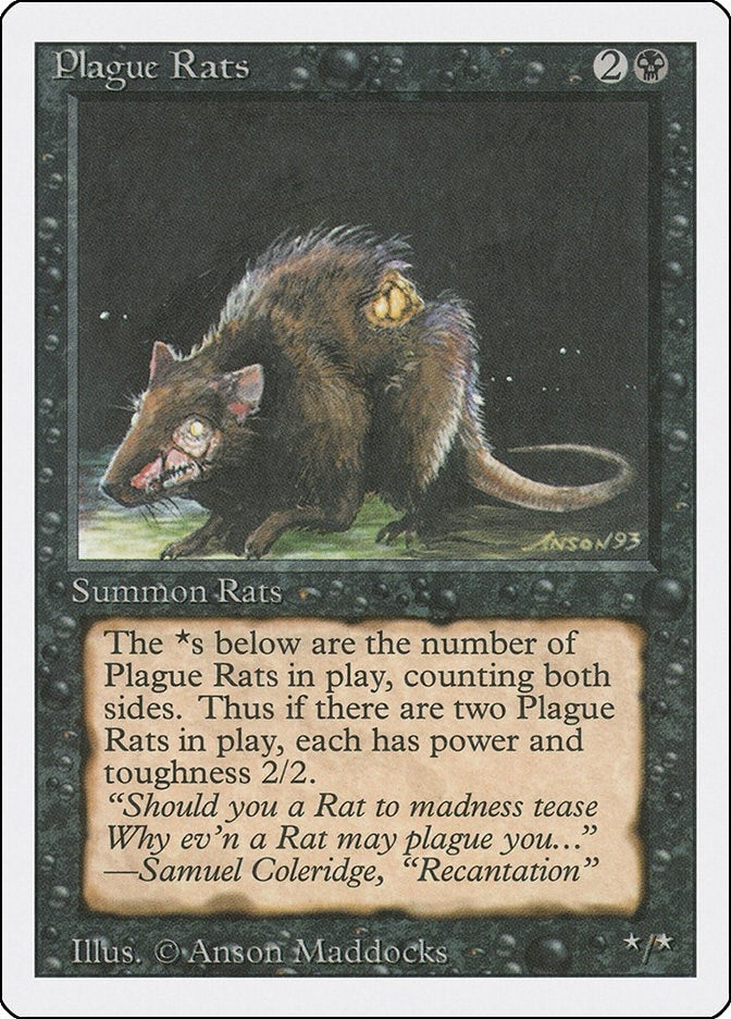 Plague Rats [3ED] - MTG Single