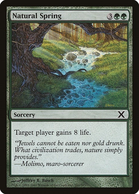 Natural Spring (281) [10E] - MTG Single