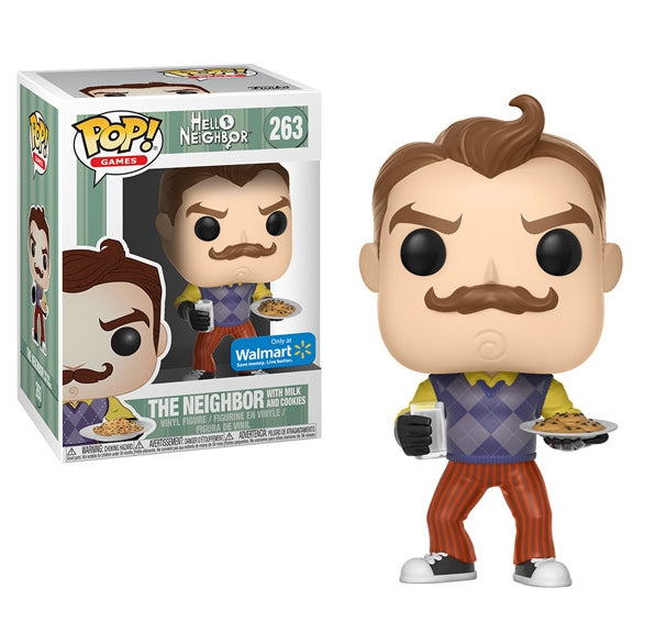 Hello Neighbor: The Neighbor (with Milk and Cookies) (Walmart Exclusive) (263) [POP!] - Funko Sealed