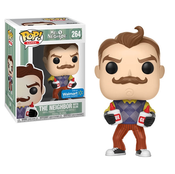 Hello Neighbor: The Neighbor (with Glue) (Walmart Exclusive) (264) [POP!] - Funko Sealed