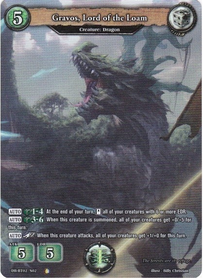 Gravos Lord of the Loam (Secret Rare) (202) [BP02] - Dragoborne Single