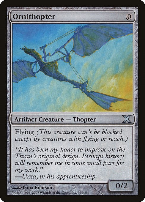 Ornithopter (336) [10E] - MTG Single