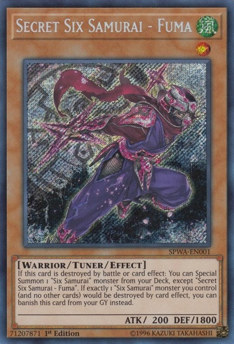 Secret Six Samurai - Fuma (1) (SPWA) - YuGiOh Single