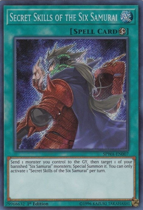 Secret Skills of the Six Samurai (7) (SPWA) - YuGiOh Single