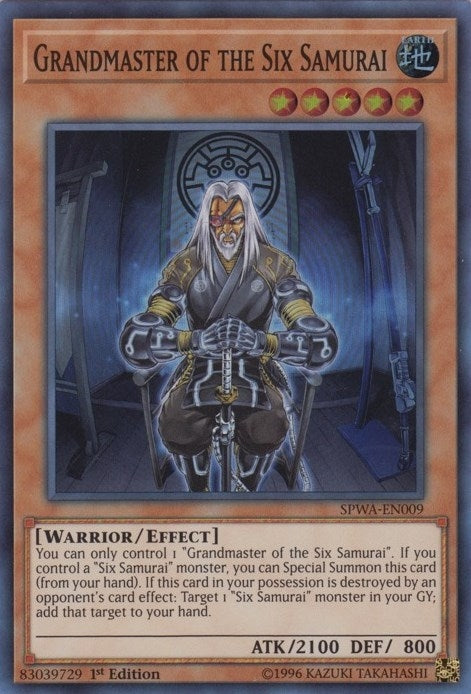 Grandmaster of the Six Samurai (9) (SPWA) - YuGiOh Single