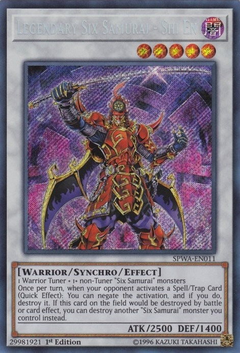 Legendary Six Samurai - Shi En (11) (SPWA) - YuGiOh Single