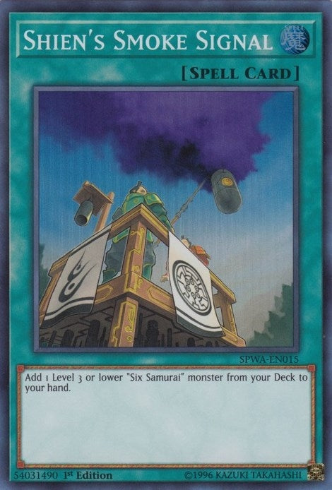 Shien’s Smoke Signal (15) (SPWA) - YuGiOh Single